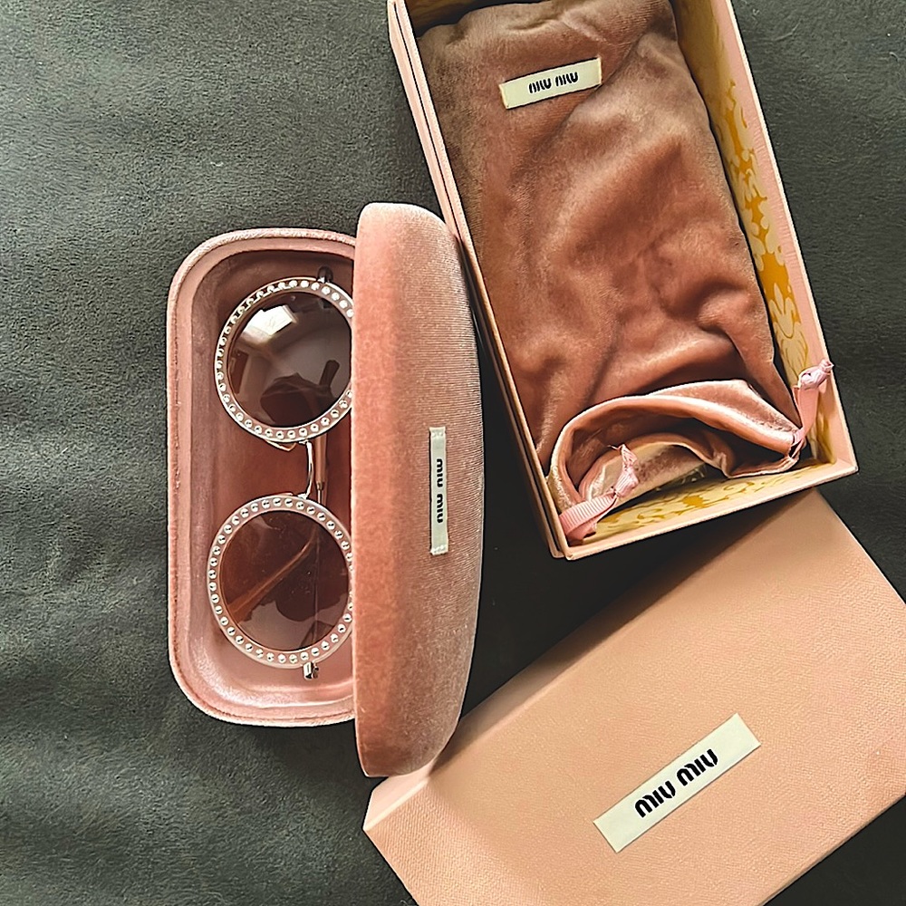 Miu Miu Opal Pink Gradient Sunglasses